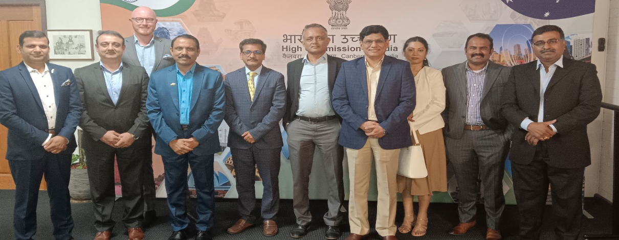 Meeting at the Indian High Commission in Canberra (23 August 2023)