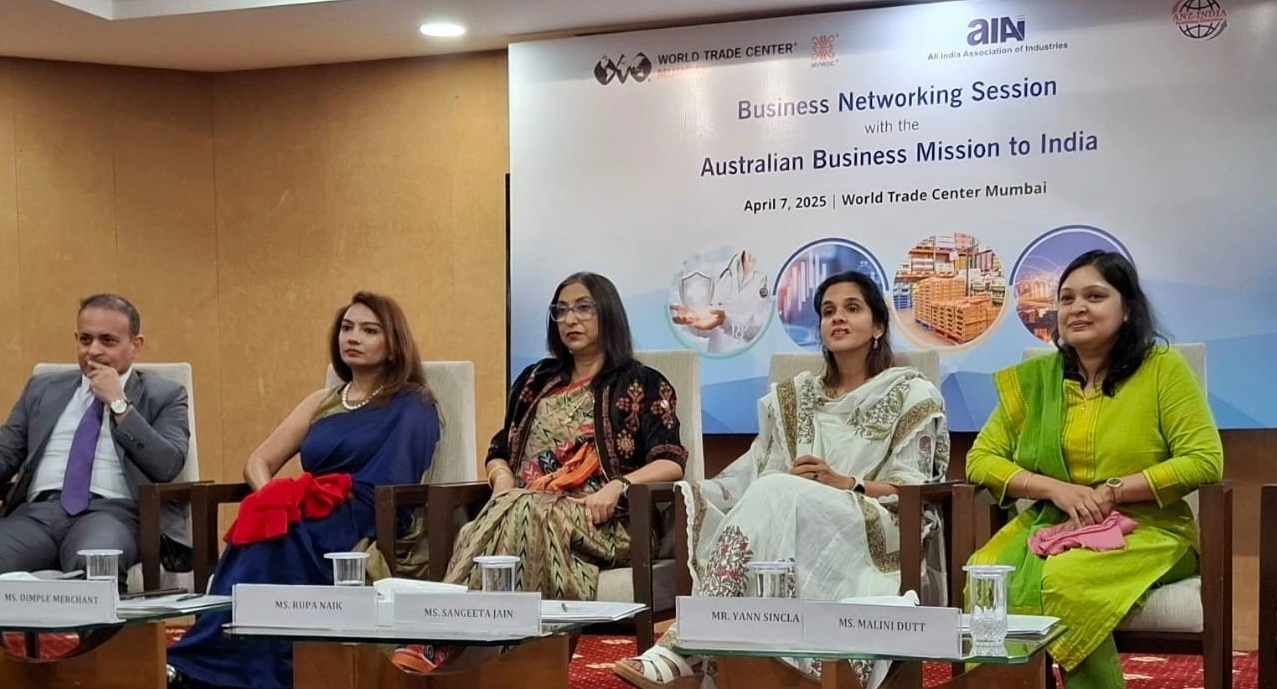 Australian Business Mission to India and Business Networking @ Mumbai on 07 April, @ Chennai on 10 April and @ Hyderabad on 11 April 2025