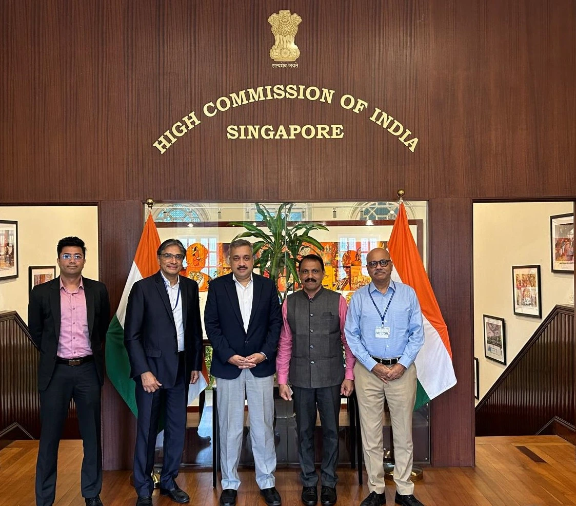 Visit to the Indian High Commission @ Singapore on 02 December 2024